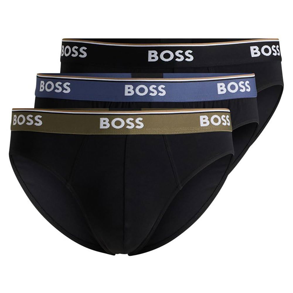 Hugo Boss Herren Slip aus Baumwolle, 3er-Pack S Open Miscellaneous Angebot bei HelloDeals
