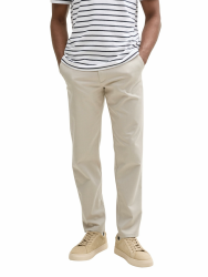 TOM TAILOR Denim Herren Regular Fit Chino Hose mit Gürtel 30W / 34L 37469 - Abbey Stone Mini Houndstooth Angebot bei HelloDeals