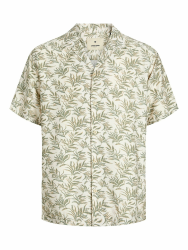 JACK & JONES Male Hawaii-Hemd Relaxed Fit Hawaii-Hemd XS Four Leaf Clover Angebot bei HelloDeals