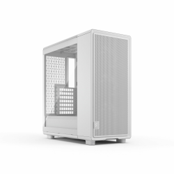Fractal Design Epoch Weiß - Klares Seitenteil aus gehärtetem Glas - Gaming-PC-Gehäuse - Mesh-Frontpanel - DREI Momentum 12-Lüfter inkl. - Geräumiger Innenraum - ATX/mATX/ITX Unterstützung Tempered Glass Weiß Epoch Angebot bei HelloDeals