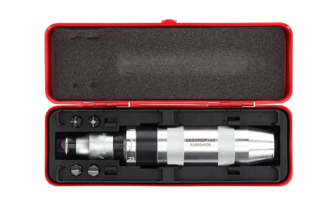 GEDORE red Schraubenlöser-Satz, 6-tlg, 1/2", rechts und links, Handschlagschrauber-Set mit Bits, Hammerbetätigung, R38004006 Angebot bei HelloDeals