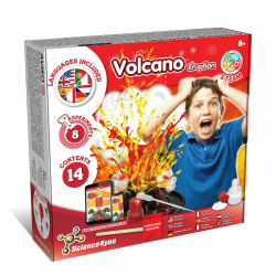 Science4you Vulkan Experiment für Kinder ab 8+ - Tischvulkan für Kinder: Bauen Sie Ihren Vulkanausbruch - Vulkan Spielzeug und Chemiebaukasten mit 8 Experimente für Jungen & Mädchen ab 8 9 10 Jahren Angebot bei HelloDeals
