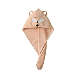 Haarturban Erwachsene Kinder Harrtuch Mikrofaser Haartrockentuch mit Knopf Kopftuch Schnelltrocknend saugfähig Haar Trocknendes Tuch Mädchen Frauen Badekappe Panda Handtuch für Dusche Salon Bad Pink( Fuchs) Erwachsene Angebot bei HelloDeals