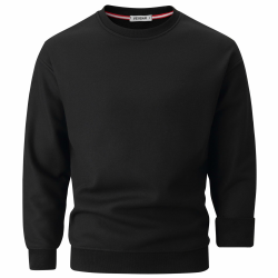 VEIISAR Herren Heavy Weight Pullover mit Rundhalsausschnitt,410g – Warmes Sweatshirt für Herbst & Winter - Dickes Fleece-Innenfutter 618 Black XL Angebot bei HelloDeals