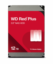 WD Red Plus 12 TB NAS Interne Festplatte 3,5 Zoll - 7200 U/Min, SATA 6Gb/s, CMR, 256MB Cache Version 2025 12TB Angebot bei HelloDeals