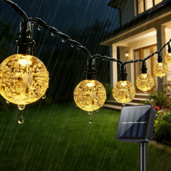 Suright Lichterkette Außen Solar, 8M 30 LED Solar Lichterkette Aussen mit 8 Modi, IP65 Wasserdicht Solar Lichterkette Outdoor für Balkon Deko, Garten,Terrassen, Hochzeiten, Partys, Bäume Warmweiß 30led 8M Angebot bei HelloDeals