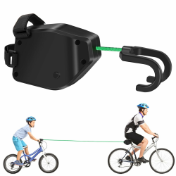 Fahrrad Abschleppseil Kinder mit Dreiecktasche,Elastisches 2.5M Fahrrad Traktionsseil,Eltern Kind Zugseil Abschleppseil Traktionsseil,Tragfähigkeit 500 lbs für Kinder MTB Bike Model A Einheitsgröße Angebot bei HelloDeals