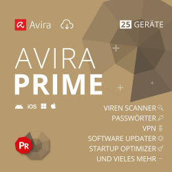 Avira Prime | 25 Geräte | Antivirus & Security | 1 Jahr | Aktivierungscode per Email PC/Mac/Mobile 25 Geräte Angebot bei HelloDeals