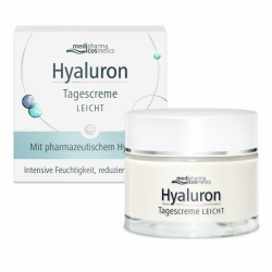 Hyaluron Tagescreme leicht – mit Anti-Aging-Effekt – medipharma cosmetics – 50 ml Angebot bei HelloDeals