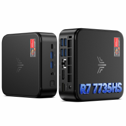NiPoGi E3B Mini PC АMD Ryzen 7 7735HS(8C/16T, bis zu 4,75 GHz), 24 GB LPDDR5 5500MT/s 512 GB M.2 NVMe PCIe 3.0 SSD Mini Desktop Computer W-11 Pro für Schule/Büro, АMD Radeon 680M, 4K Triple Display. АMD Ryzen 7 7735HS 24.0 GB 512.0 GB Angebot bei HelloDeals