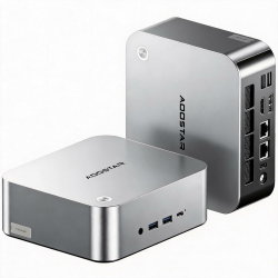 AOOSTAR MACO Mini PC R7 6850H(bis zu 4,7GHz) Mini Desktop Computer 24GB RAM 5 1TB PCIe4.0 SSD, Micro PC W11 Pro Radeon 680M/OCuLink/2xUSB4/2x2,5G LAN/4K Quad-Display/Fingerabdruck Entsperren MACO PRO 6850H 24+1T SSD Angebot bei HelloDeals