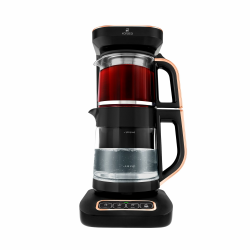 KARACA Çaysever Robotea Pro 4 in 1 Sprechender Automatischer Glas Teekocher, 2500W, 2,3L Kapazität, Frischeanzeige, Babynahrungswasserfunktion, Tee & Kaffee Zubereitung, Sicherheitsfunktionen Angebot bei HelloDeals