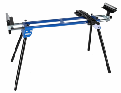 Dedra Arbeitstisch Gehrungssäge max. Tragfähigkeit 150 kg, zusammenklappbare Bauweise, Rollen zur Stabilisierung, bewegliche Schienen für die Montage, Einstellbare Höhe und Rollenführung Länge: 118-200 cm Angebot bei HelloDeals