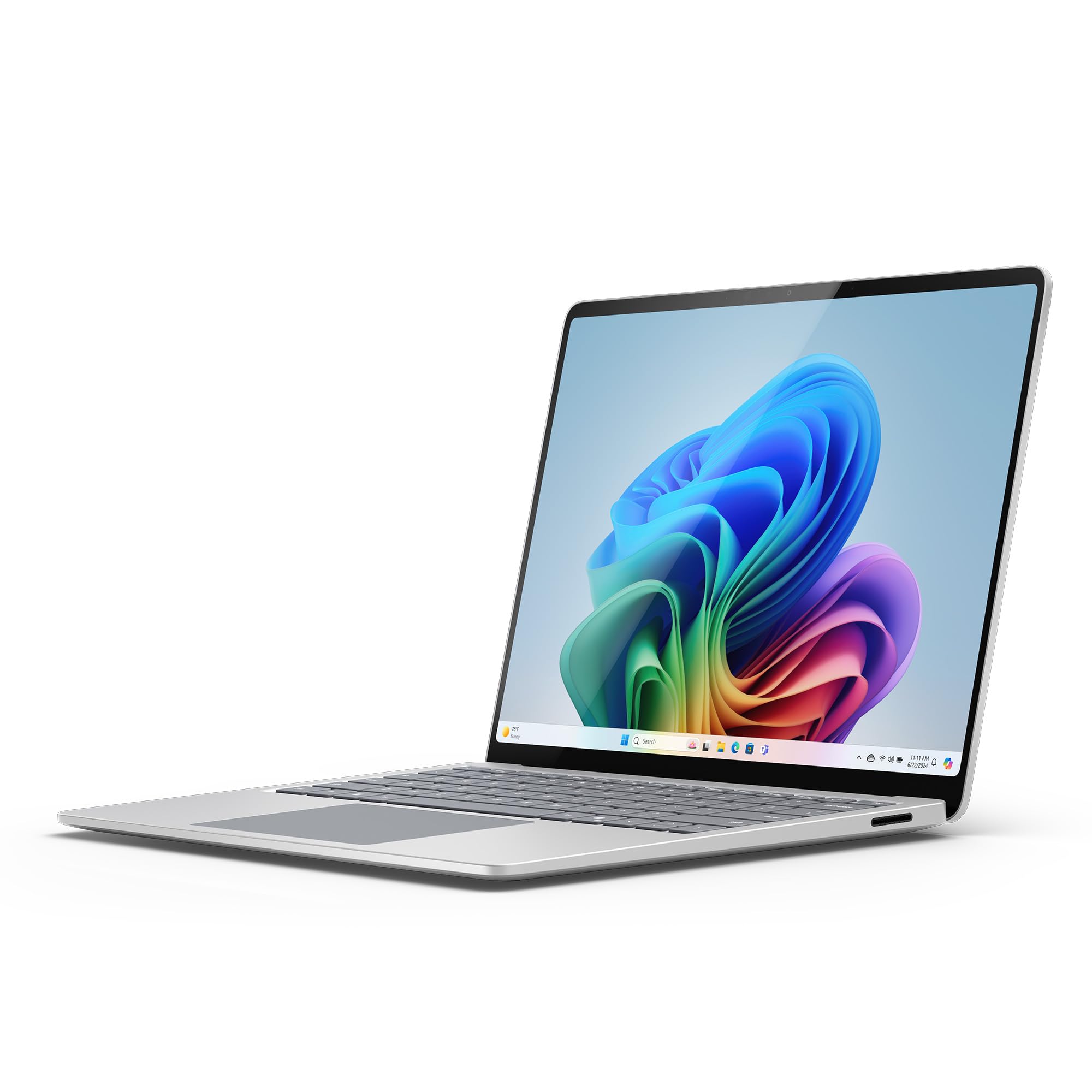 Microsoft Surface Laptop | Copilot+ PC | 13.8” Touchscreen | Snapdragon® X Elite (12 Kerne) | 16GB RAM | 1TB SSD | neuestes Modell, 7. Edition | Platin Angebot bei HelloDeals