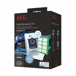 AEG ASRK201S S-Bag Performance Kit, 4X S-Bag Staubbeutel Classic Long Performance, 1x S-Filter Hygienefilter Waschbar, 1 x Motor Filter, Hohe Saugleistung, Hygieneverschluss, Beutelsauger Weiß mit Filter Angebot bei HelloDeals
