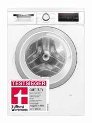 Bosch WUU28T71, Stiftung Warentest Testsieger*, Serie 6 Waschmaschine 8 kg, Unterbaufähig, 1400 UpM, Beladungserkennung, Hygiene Plus, Nachlegefunktion, Frontlader, LED Display, Schontrommel, AquaStop 8 kg Serie 6 Angebot bei HelloDeals