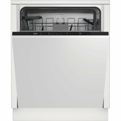 Beko BDIN16430 b300 Einbau-Geschirrspüler 60 cm vollintegriert, für 14 Maßgedecke, 3 Spülebenen, 5 Temperaturen, 6 Programme, halbe Beladung, automatische Türöffnung, MultiTab, Quick&Clean Energieklasse D 48 dB (A) Vollintigriert Nachfolger Angebot bei HelloDeals