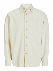 JACK & JONES Male Jeanshemd Wide Fit Jeanshemd XS Ecru Angebot bei HelloDeals