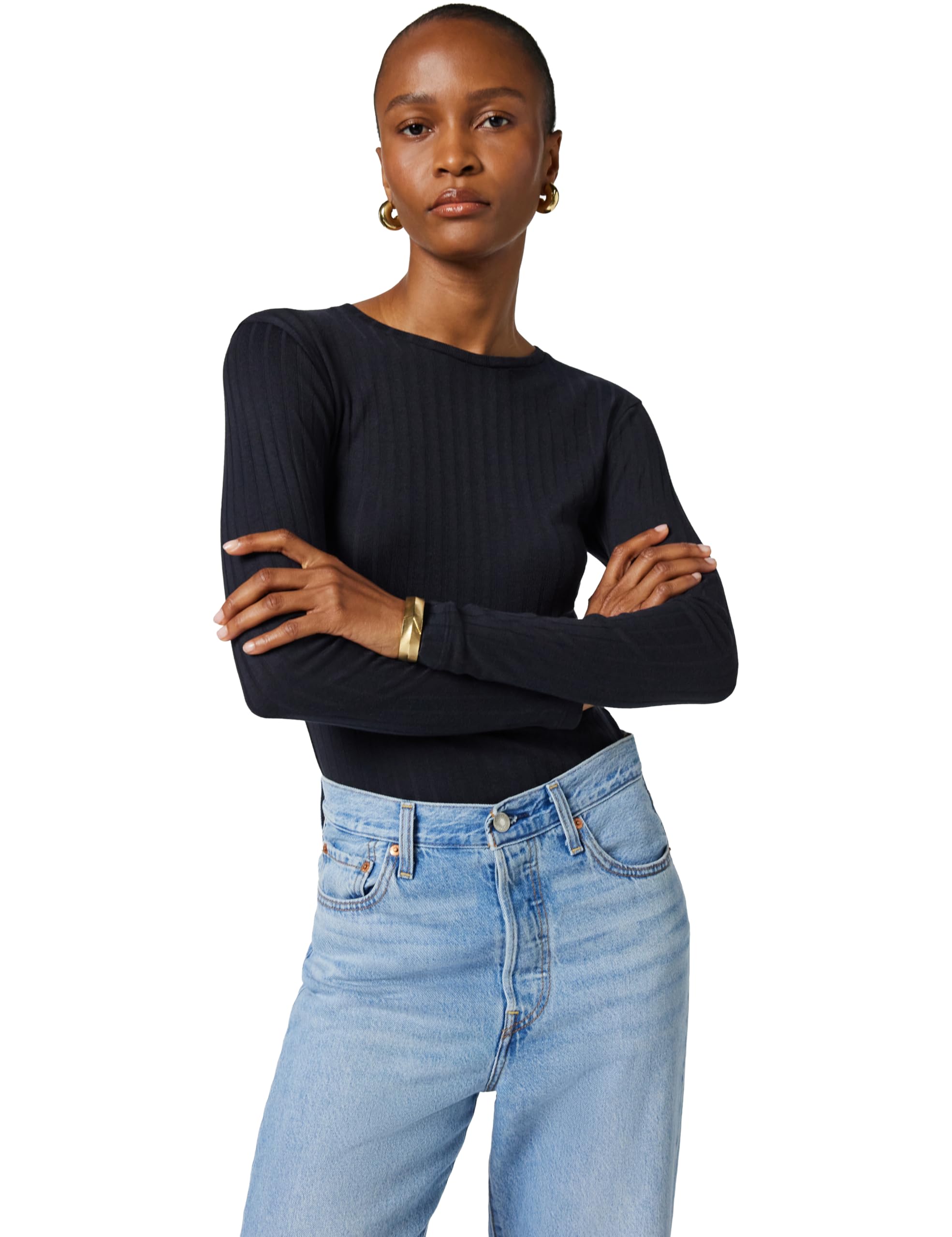 Marc O'Polo Damen 600207852063 T-Shirt (1er Pack) L 888 Angebot bei HelloDeals