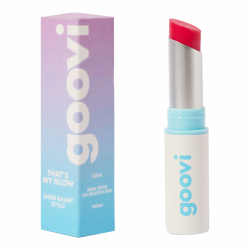 GOOVI That's My Glow Tinted Lip Balm – Getönter, pflegender Lippenbalsam mit Meeresalgenextrakt - pflegend & glänzend - 2,5g 03 - Hot Peony Angebot bei HelloDeals