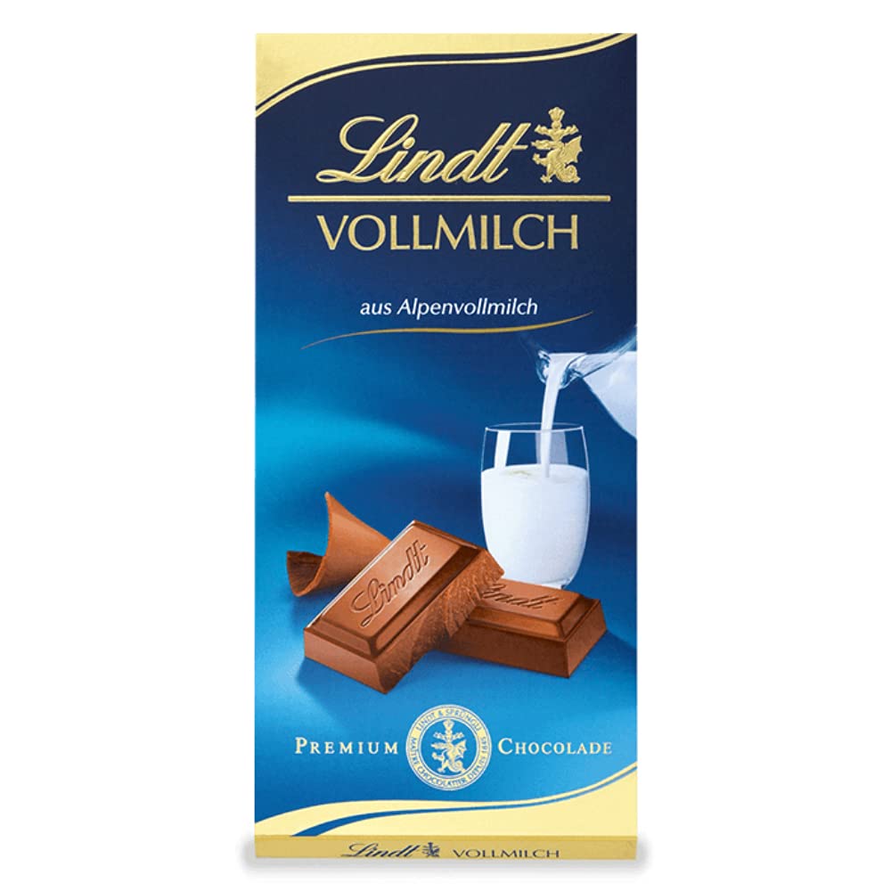 Lindt Vollmilch-Tafel |Schokoladentafel|feinste Alpenvollmilch Chocolade |glutenfrei |100g | Schokoladengeschenk Angebot bei HelloDeals
