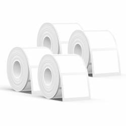 SUPVAN Etiketten selbstklebend wasserfest für T50M Etikettendrucker (40 mm x 30 mm), 4 Rollen (250 pro Rolle), schwarz auf weiß Angebot bei HelloDeals