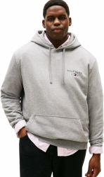 Tommy Hilfiger Herren Bt-Brand Love Hilfiger Hoody-b Mw0mw42995 Kapuzenpullover 4XL Große Größen Grey (Medium Grey Heather) Angebot bei HelloDeals