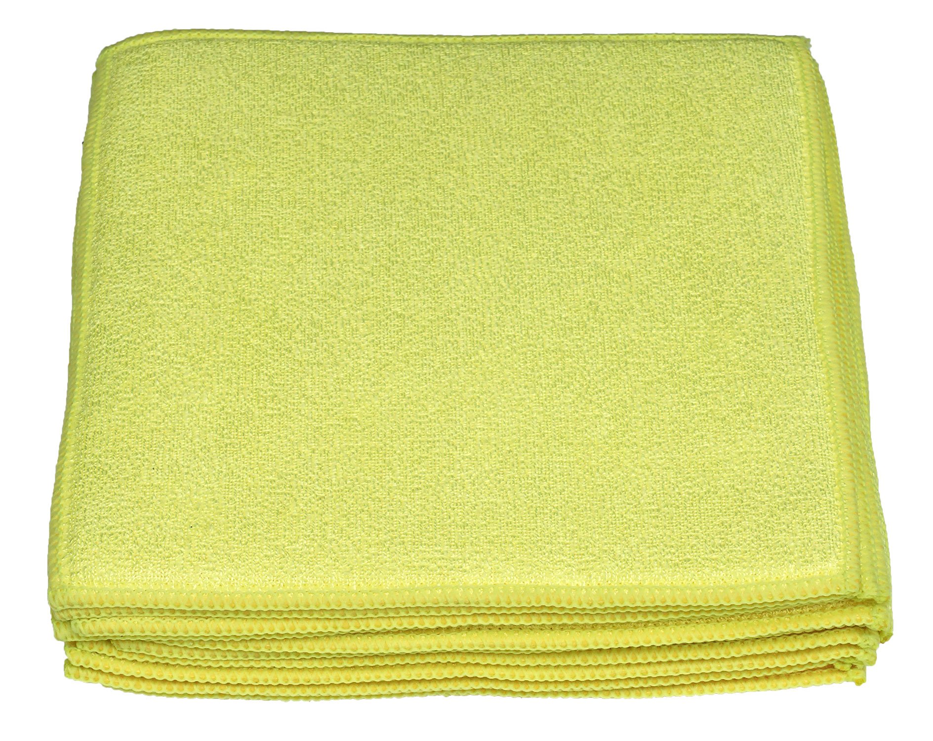 Sonty Schwammtuch waschbar XL - 10 Stück Spültücher Microfaser | Anti Fett Pad & Spüllappen für Küche, Bad & Haushalt | Saugstarke Mikrofaser mit Schaumstoffkern 23x23 cm groß (Gelb) Gelb 10 Angebot bei HelloDeals