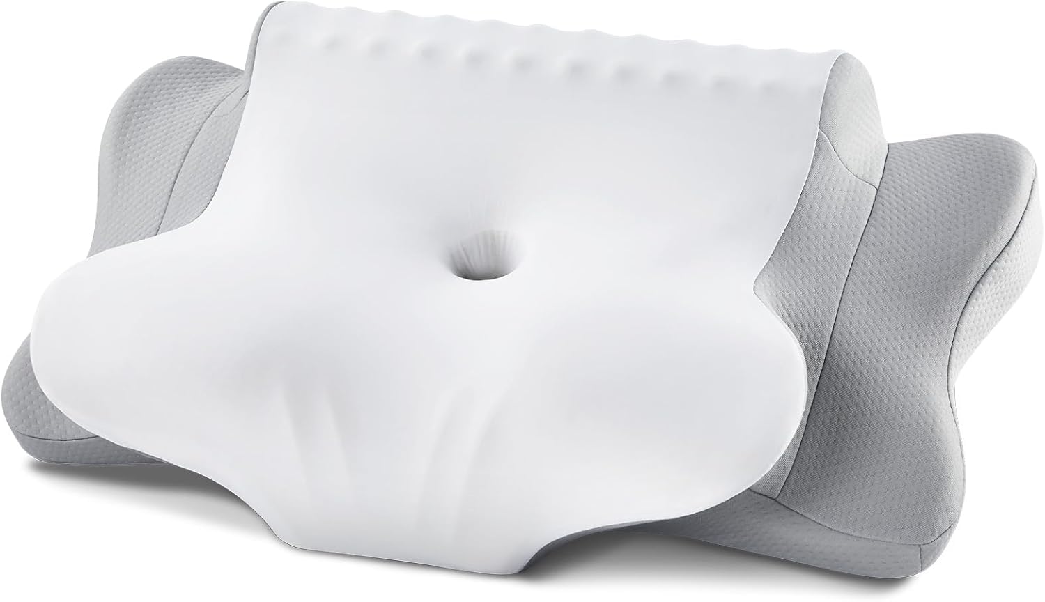 Nackenkissen Kopfkissen, Memory Foam Kissen Ergonomisches Kopfkissen, Nackenstützkissen für Seitenschläfer, Rücken und Bauchschläfer Angebot bei HelloDeals