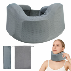 Nackenstütze, Weich Halskrause Verstellbare für Schlafen, Atmungsaktiv Nackenstütze für Nackenschmerzen und Unterstützung, Neck Support mit Aufbewahrungstasche Schutzhülle für Schlaf Alltag Damen Angebot bei HelloDeals