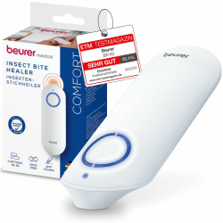 Beurer BR 60 Insektenstichheiler, Mückenstich Hitzestift zur Behandlung von Insektenstichen- und bissen, elektronischer Stichheiler ohne chemische Stoffe, lindert Juckreiz und Schwellungen Kompakt mit 2 Programmen Angebot bei HelloDeals