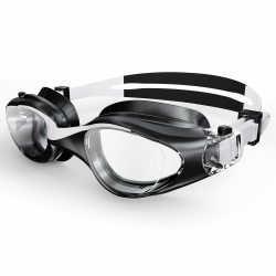 Schwimmbrille Kinder - Taucherbrille für Jungen und Mädchen mit UV-Schutz und Anti Beschlag Schutz, Wasserdichte und klare Jugend Schwimmbrillen, Profi Kinderschwimmbrillen für 6-14 Jahre Schwarzweiß – klare Gläsern Angebot bei HelloDeals