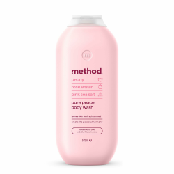 Method Duschgel, Pure Peace, Pfingstrose, Rosenwasser und rosa Meersalz, 1 Stück, 532 ml Angebot bei HelloDeals
