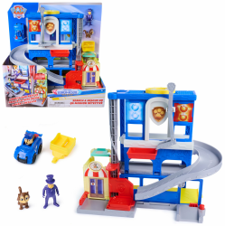 PAW PATROL - Search & Rescue: Pup Squad Hauptquartier Spielset mit Chase Racer, Bürgermeister Besserwisser & Kitty Figur, Spielset für Kinder ab 3 Jahren Angebot bei HelloDeals