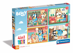 Clementoni Bluey Puzzle 4 in 1, Puzzle für Kinder ab 3 Jahren, Hergestellt in Italien, Multicolor - 21530 Angebot bei HelloDeals