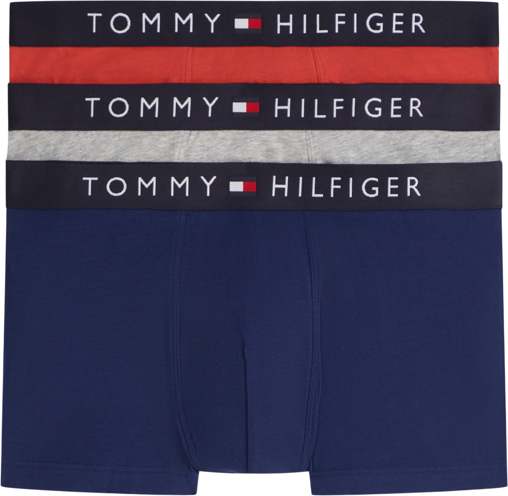 Tommy Hilfiger Herren Trunk XS Grey (Drk Ash/Prp Nvy/Tr Rd) Angebot bei HelloDeals