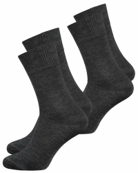 Nur Die 2er Pack Bambus weiche & atmungsaktive Viskose bequemer Abschlussbund ohne drückende Naht Socken Herren 42 anthrazitmel. Angebot bei HelloDeals