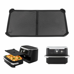 Spritzschutz für Ninja AF500EU, Wiederverwendbarer Silikon-Schutz für Heißluftfritteuse, Zubehör für Luftfritteusev, verstellbar und wiederverwendbar, verhindert Fettspritzer, 37 x 21 x 1,75cm Nicht faltbar Angebot bei HelloDeals