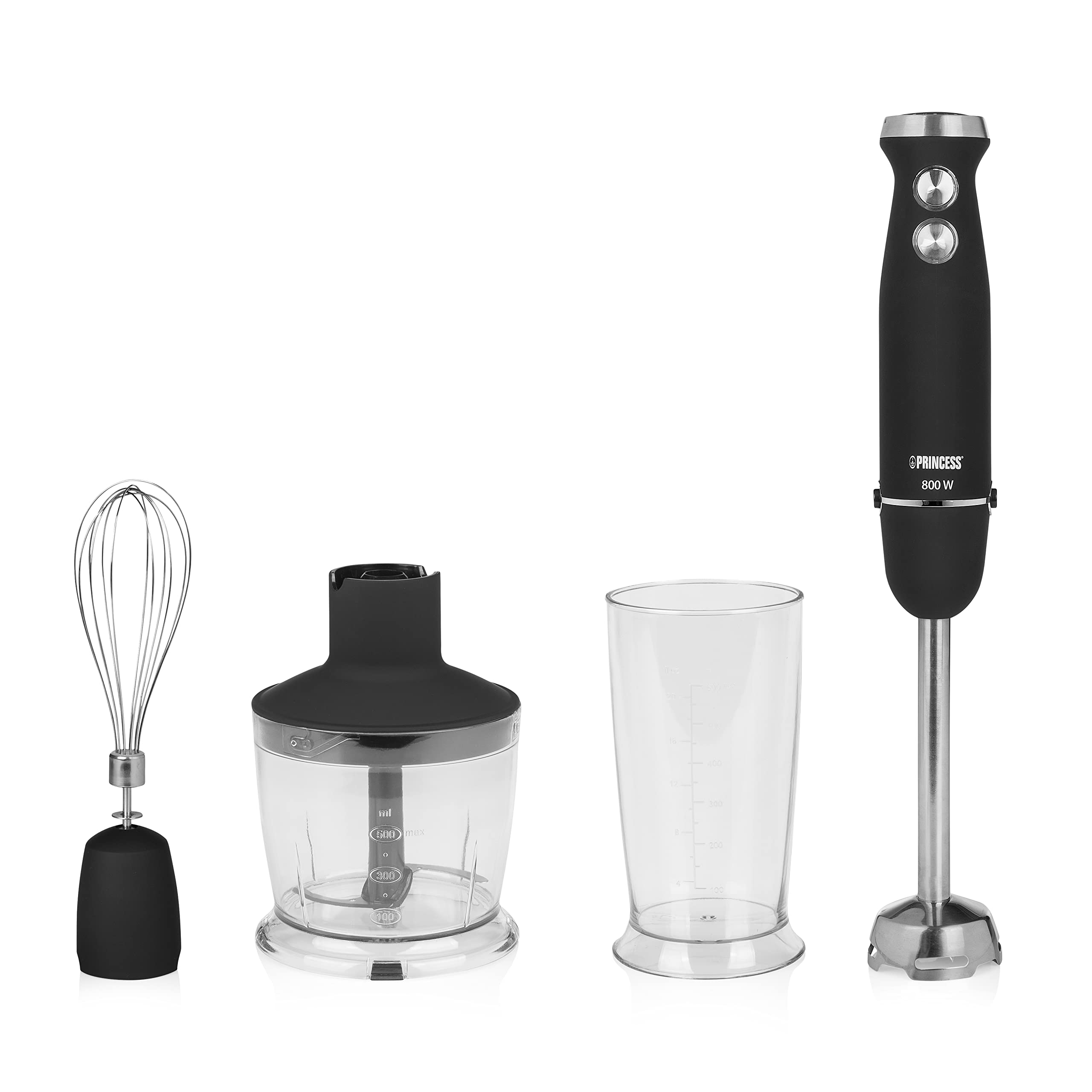 Princess Stabmixer-Set – Geschwindigkeitsregelung, 800 Watt, 3-teilig, 221220 Angebot bei HelloDeals