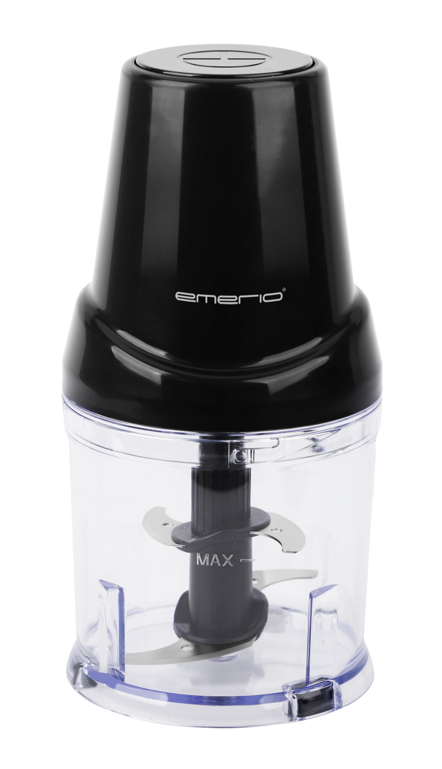 EMERIO Zerkleinerer mit 500ml Behältervolumen starker 400W - DC Motor elektrischer Multizerkleinerer 4 Klingen aus Edelstahl zum Zerkleinern von zum Beispiel Fleisch, Zwiebeln, Obst, Gemüse Angebot bei HelloDeals