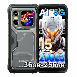 Blackview Xplore 1 5G Outdoor Handy ohne Vertrag Android 15, 36GB+256GB/2TB AI Handy, 20000mAh Batterie Baustellenhandy, 6,78" FHD+, 64MP+50MP, 5G Outdoor Smartphone Wasserdicht IP68, NFC GPS OTG FM Angebot bei HelloDeals