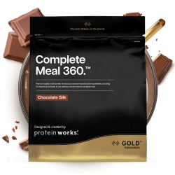 Protein Works | Complete Meal 360 - GOLD Innovation, Mahlzeitenersatz Shake, High Protein, Omega 3, 165 gesundheitliche Vorteile, Hält 3-5 Stunden Lang Satt, Chocolate Silk, 10 Mahlzeiten, 1kg Angebot bei HelloDeals