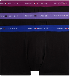 Tommy Hilfiger Herren 3er Pack Boxershorts Trunks Unterwäsche S Beige (Rch Mul/Wdge Blu/Mon Prple) Angebot bei HelloDeals