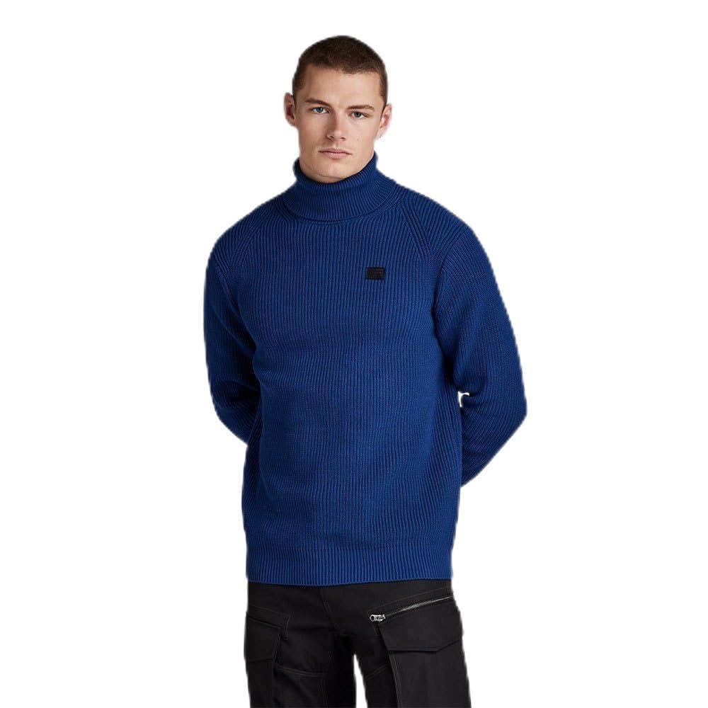 G-Star Herren Pullover Turtle Knitted Sweater S Blau (Ballpen Blue D24211-c868-1822) Angebot bei HelloDeals