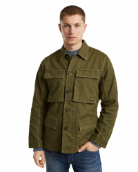 G-STAR Herren 4 Pkt Overshirt Field jacket M Grün (shadow olive gd D25207-D752-D033) Angebot bei HelloDeals