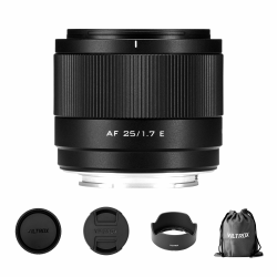 VILTROX 25mm f/1.7 F1.7 Autofokus Große Blende APS-C Objektiv Pocket Dispo FE Objektiv Kompatibel mit Sony E-Mount Kameras A6400 A6500 A6600 A6700 ZV-E10 A7C A7RII A7SII A7II A7RIII A9 A1 ZVE1 A7CR 25mm F1.7 E Angebot bei HelloDeals