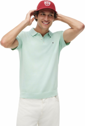 Tommy Hilfiger Herren Poloshirt Kurzarm Essential Cotton Knitted Dick S Green (Minty Essence Heather) Angebot bei HelloDeals