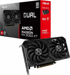 ASUS Dual Radeon RX9060XT 16G GDDR6 Gaming Grafikkarte (AMD Radeon RX9060XT, AMD RDNA 4 Architektur, 2,5-Slot Design, DUAL BIOS, PCIe 5.0, 1x HMDI 2.1b, 2X DisplayPort 2.1a, DUAL-RX9060XT-16G) Standard Edition Dual - XT 16GB RX9060 Angebot bei HelloDeals