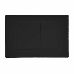 Drückerplatte Kompatibel mit Geberit Duofix Sigma/Delta/BASIC Betätigungsplatte für 2 Mengenspülung (Schwarz Matt) Angebot bei HelloDeals