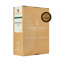 Oberrotweiler Grauburgunder Wein-Box 3 Liter QbA - BRONZE 2025 AWC Vienna - zarte Fruchtaromen nach Pfirsich, Apfel und Zitrusfrüchten - Badischer Wein (1 x 3,0 l Bag-in-Box) 1 x 3,0l Angebot bei HelloDeals